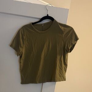 All yours cropped tee